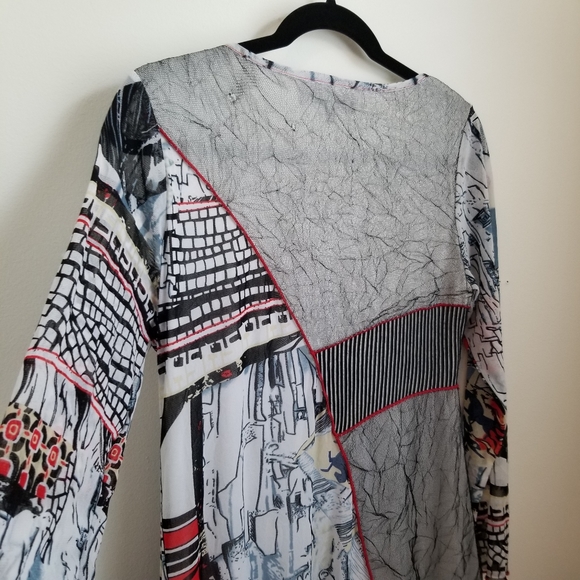 Vintage 90s patchwork dress - Picture 6 of 8